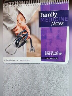 NEW, Family Medicine Notes - 2026, 14 edition, Preparing for the CCFP Exam